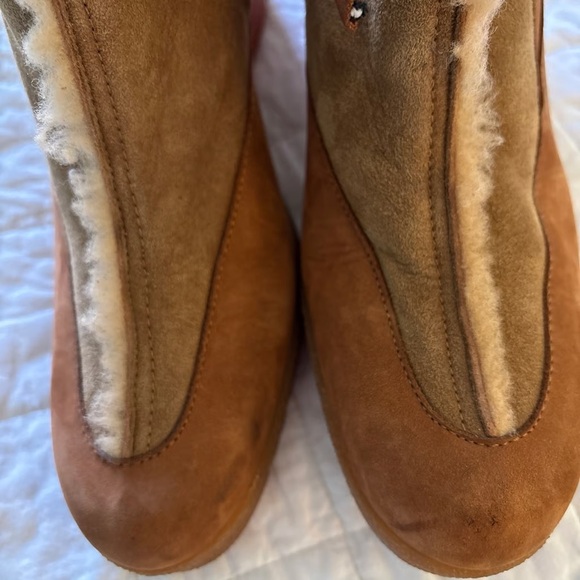 Arche leather wedge winter suede boots Sz 9 - Picture 11 of 11